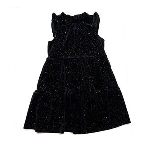 J.Crew Crewcuts Girls' Velvet Sparkle Tiered Ruffle Dress